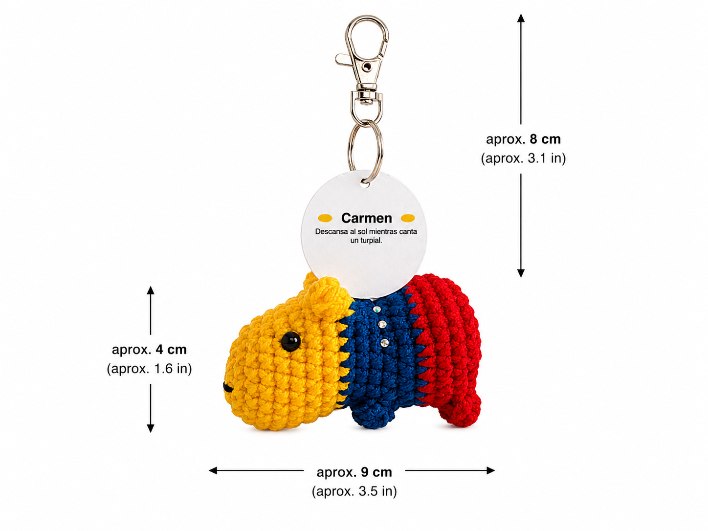 Carmen – Bag Charm Capybara