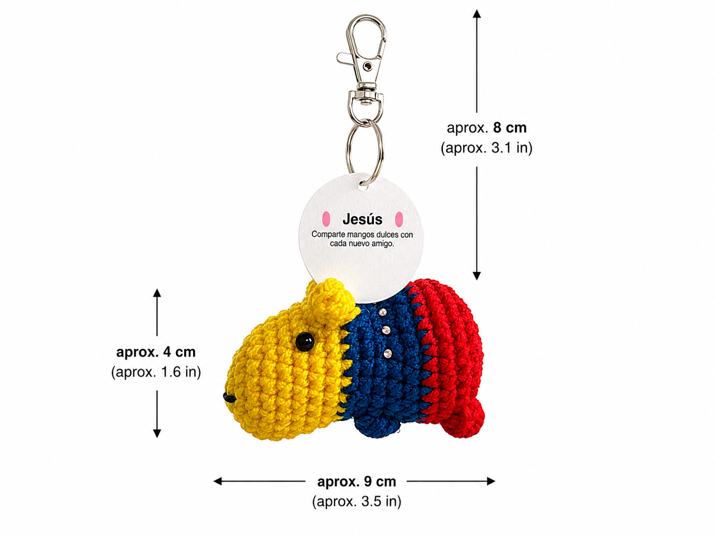 Jesús – Bag Charm Capybara