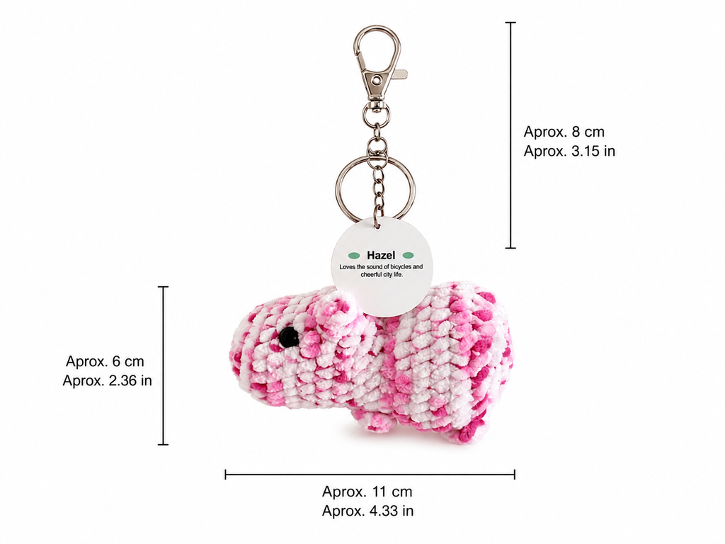 Hazel – Bag Charm Capybara