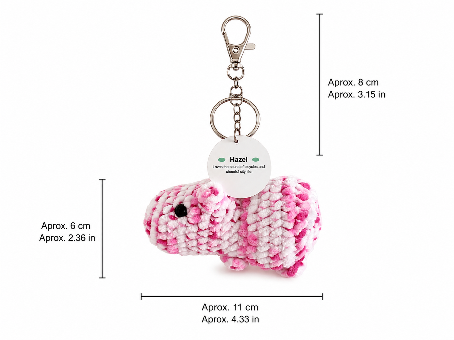 Hazel – Bag Charm Capybara