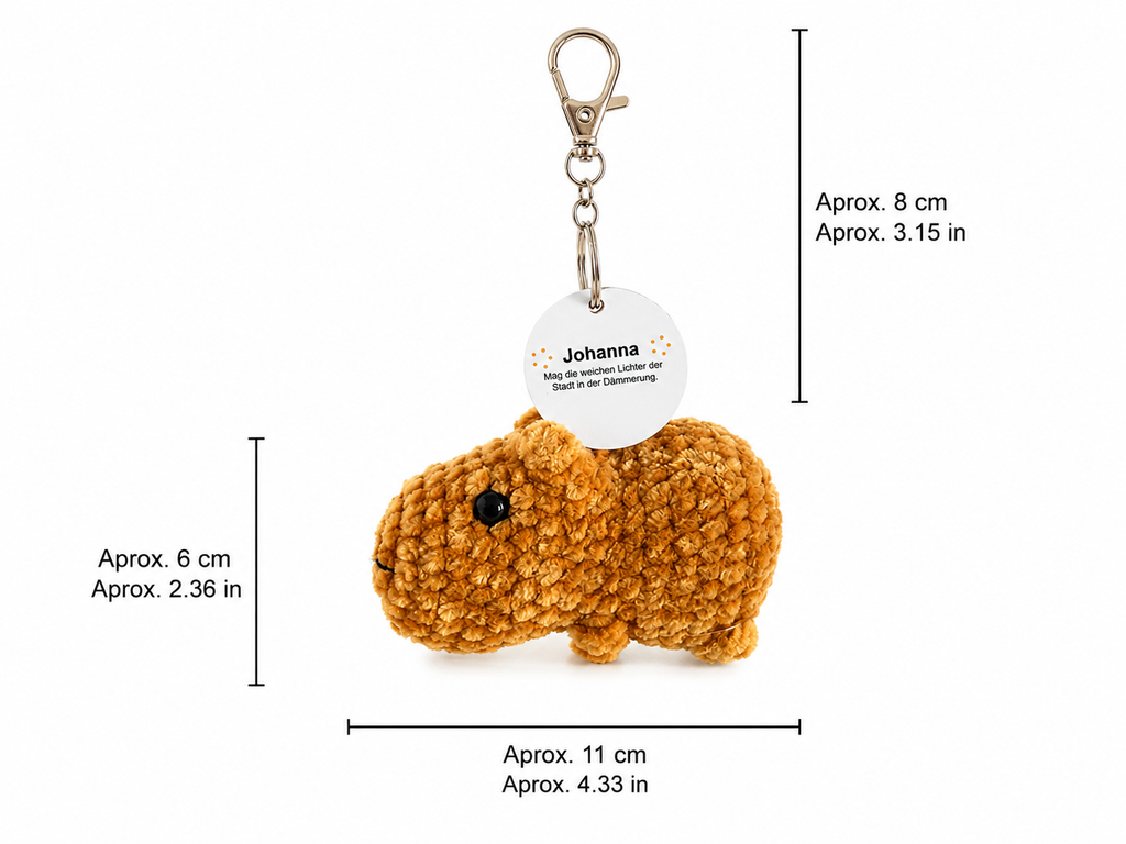 Johanna  – Bag Charm Capybara
