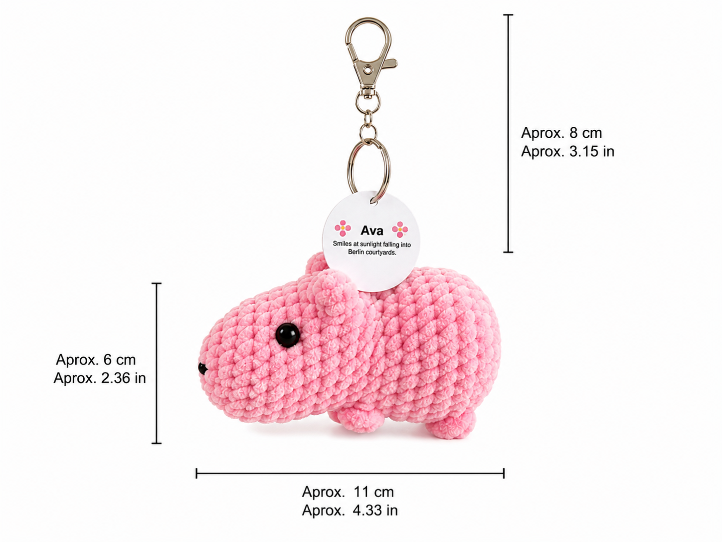 Ava  – Bag Charm Capybara