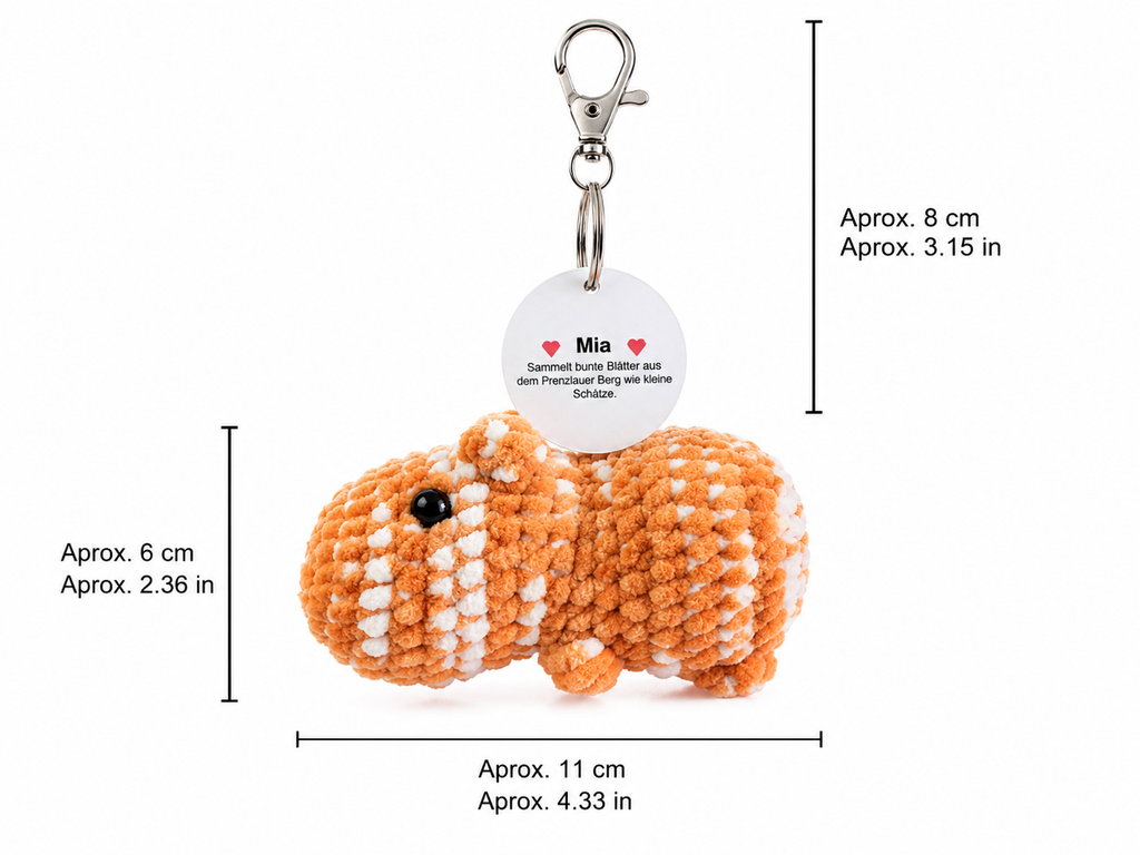 Mia  – Bag Charm Capybara
