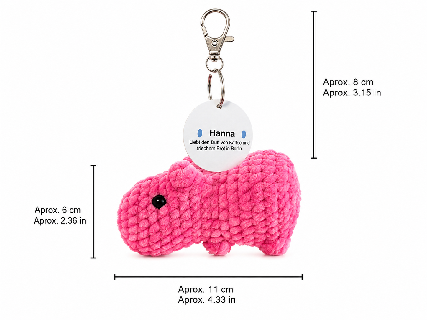 Hanna - Bag Charm Capybara